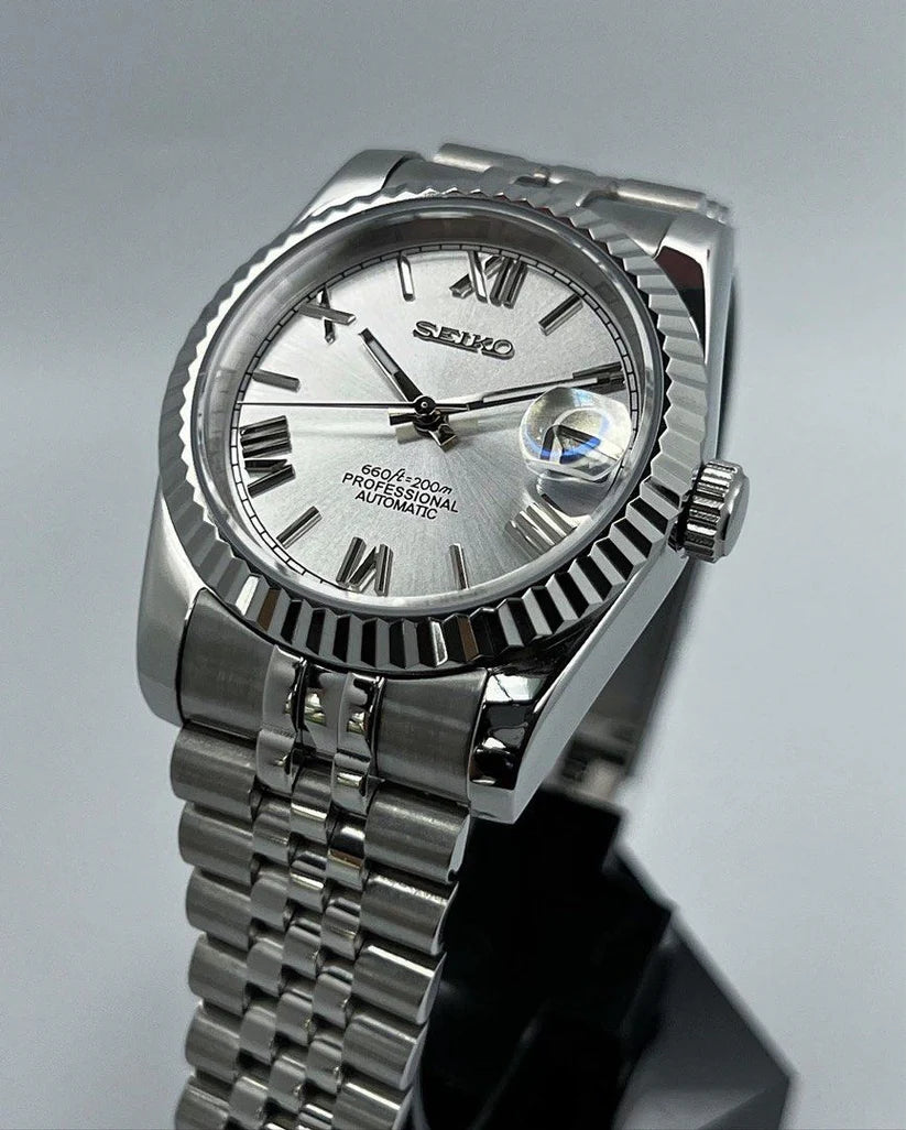 DATEJUST MOD WHITE ROMAN