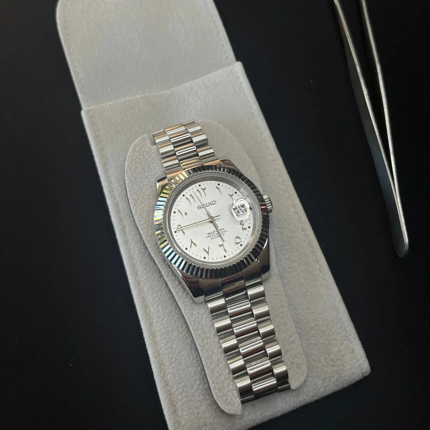 DATEJUST MOD GREY ARABIC