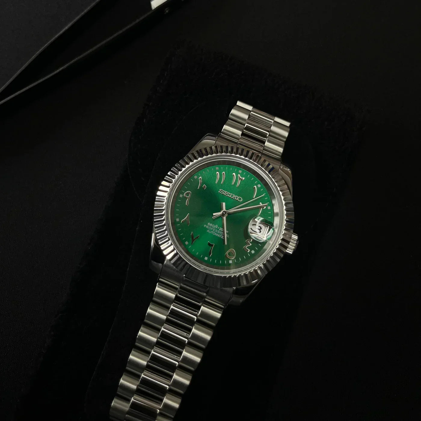 DATEJUST MOD GREEN ARABIC