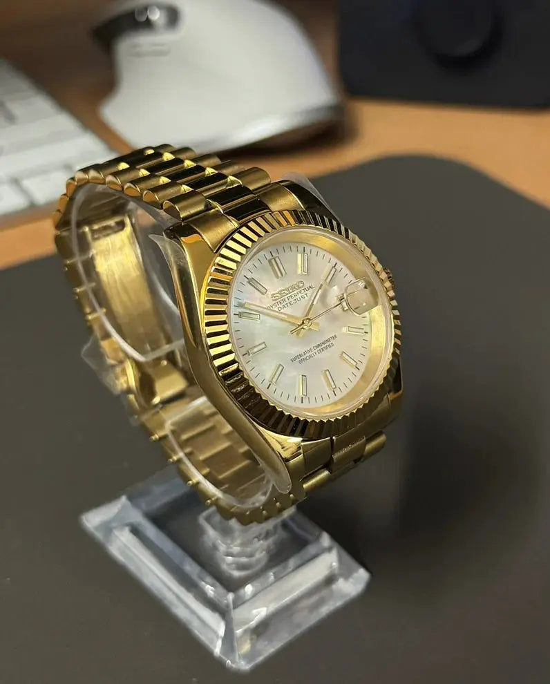 DATEJUST MOD GOLD PEARL LORO WATCHES