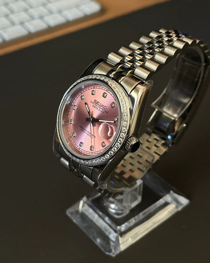 DATEJUST MOD SUNBURST PINK DIAMOND
