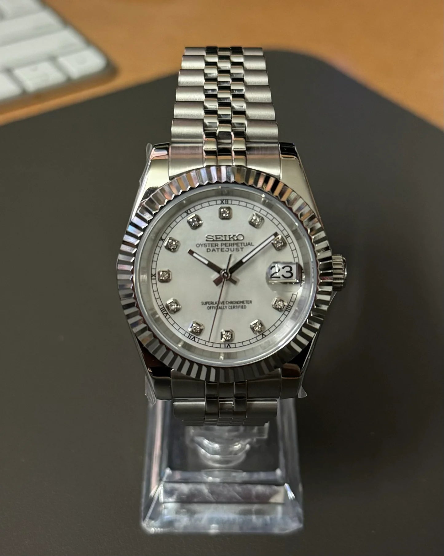 DATEJUST MOD WHITE PEARL
