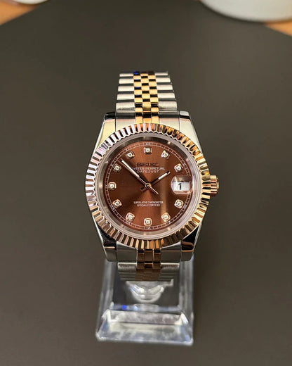 DATEJUST MOD CHOCOLATE TWO TONE