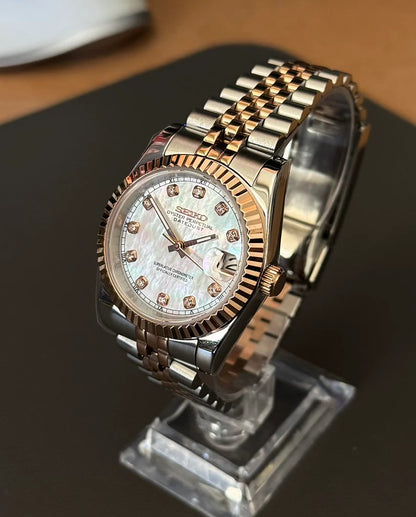 DATEJUST MOD WHITE PEARL TWO TONE