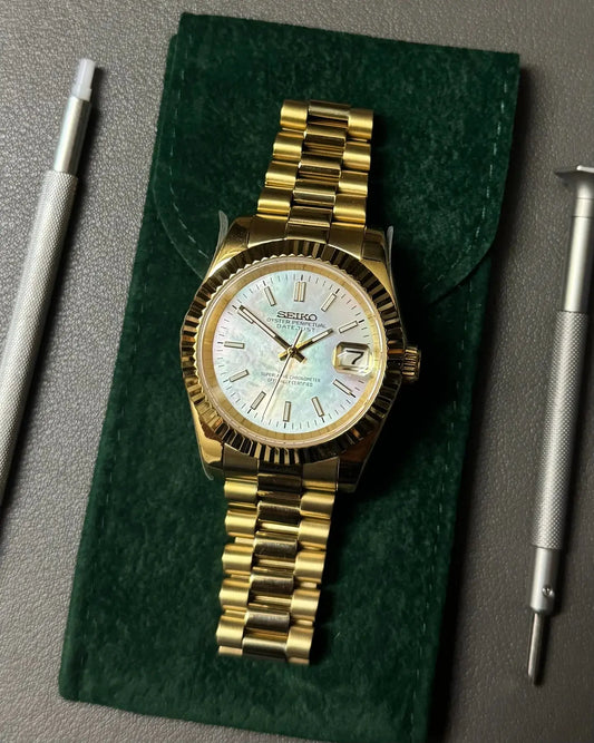 DATEJUST MOD GOLD PEARL LORO WATCHES