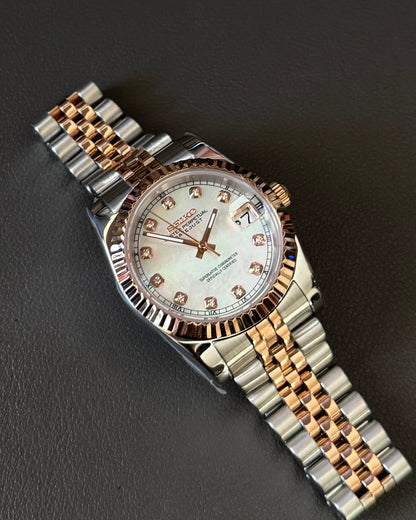 DATEJUST MOD WHITE PEARL TWO TONE