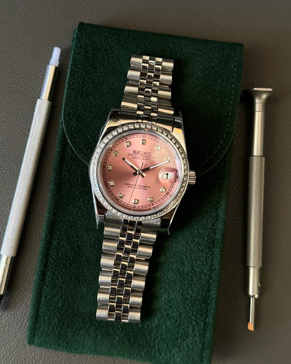 DATEJUST MOD SUNBURST PINK DIAMOND