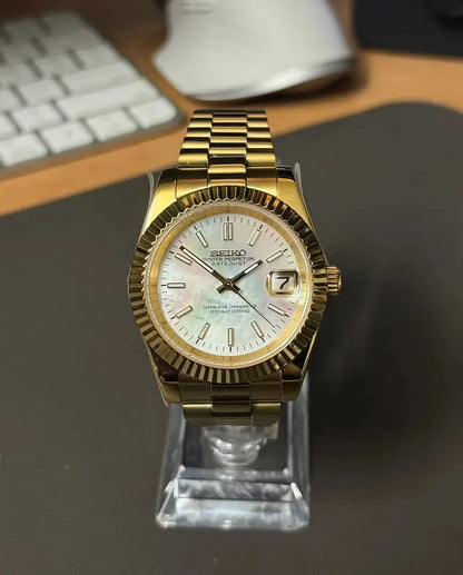 DATEJUST MOD GOLD PEARL LORO WATCHES