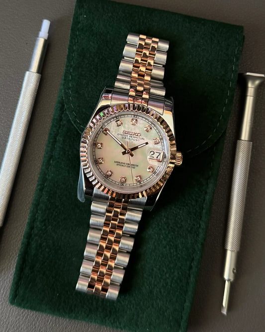 DATEJUST MOD WHITE PEARL TWO TONE