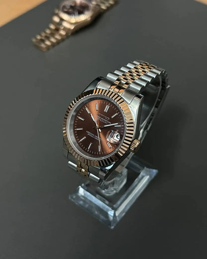 DATEJUST MOD ROSE GOLD CHOCOLATE - LORO WATCHES