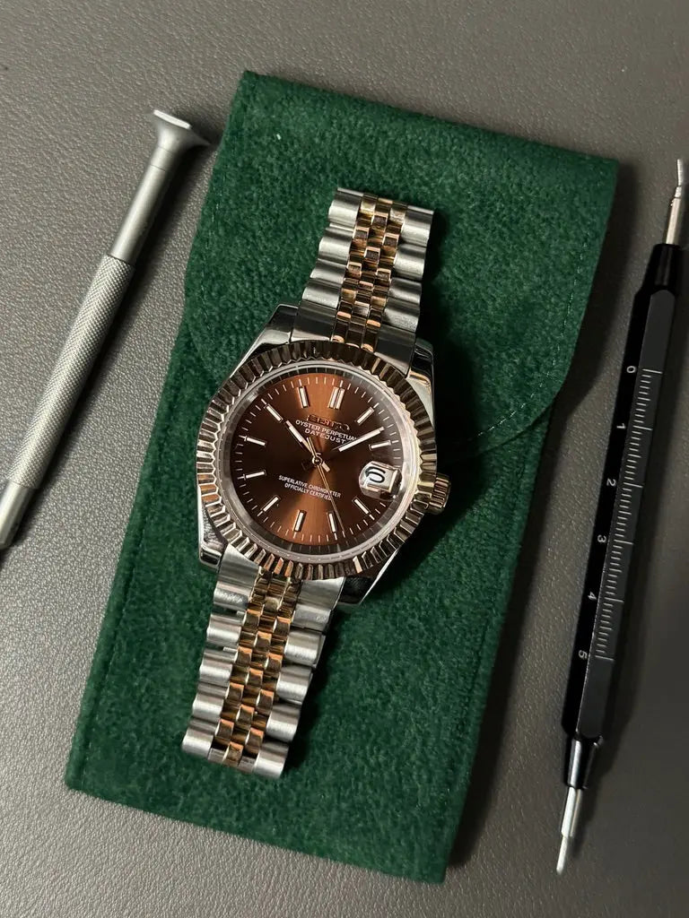 DATEJUST MOD ROSE GOLD CHOCOLATE - LORO WATCHES