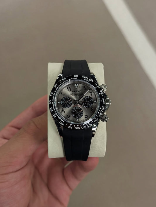 METALLIC GREY ARABIC