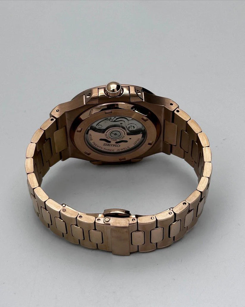NAUTILUS MOD ROSE GOLD BLACK