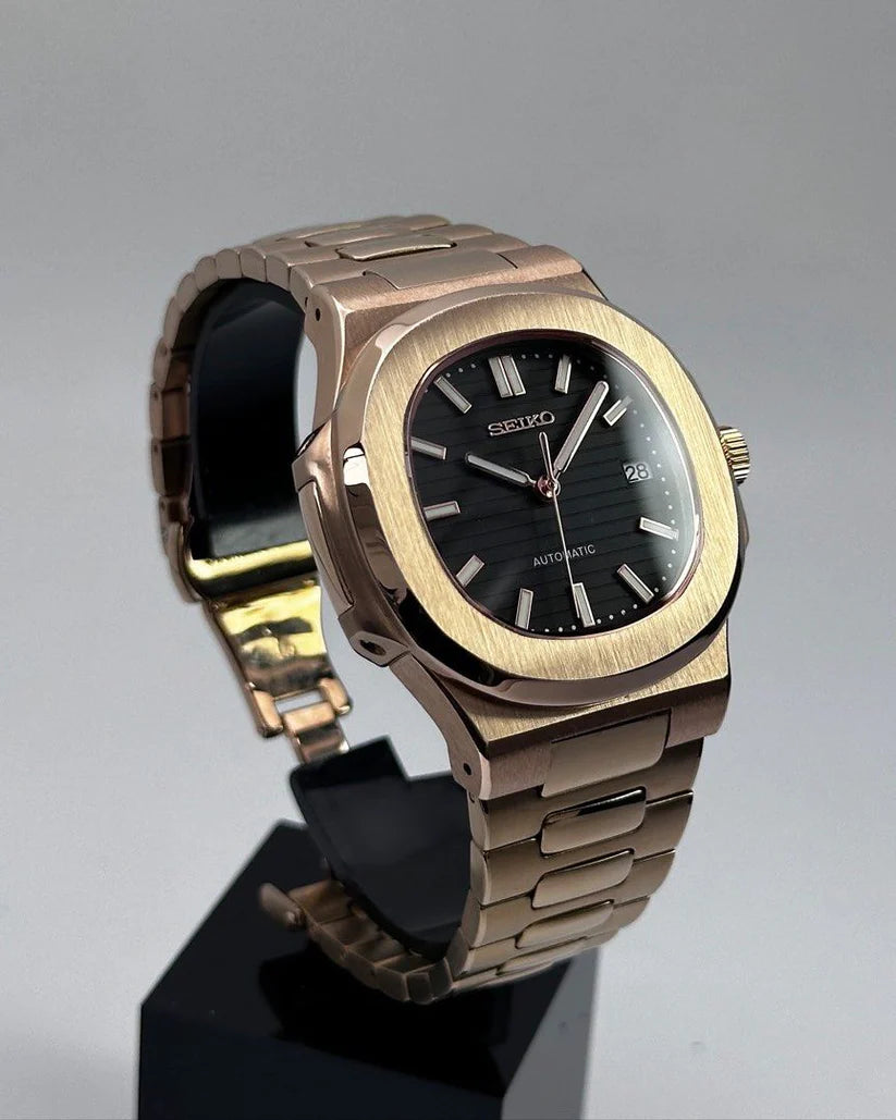 NAUTILUS MOD ROSE GOLD BLACK