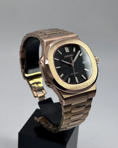NAUTILUS MOD ROSE GOLD BLACK