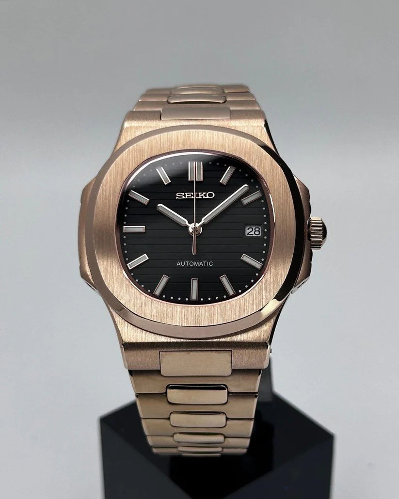 NAUTILUS MOD ROSE GOLD BLACK