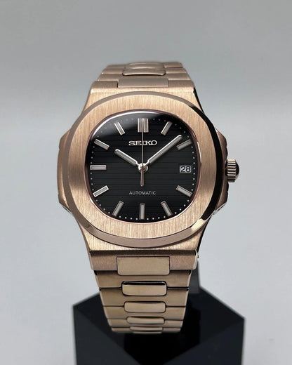 NAUTILUS MOD ROSE GOLD BLACK