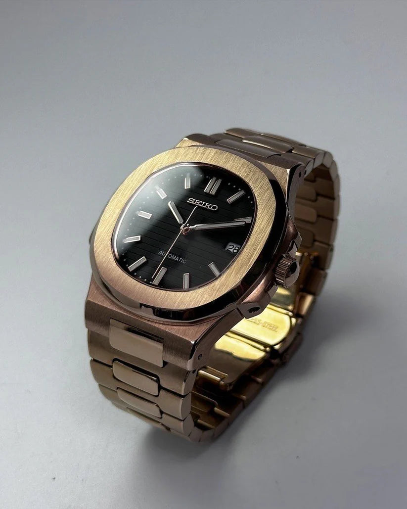 NAUTILUS MOD ROSE GOLD BLACK