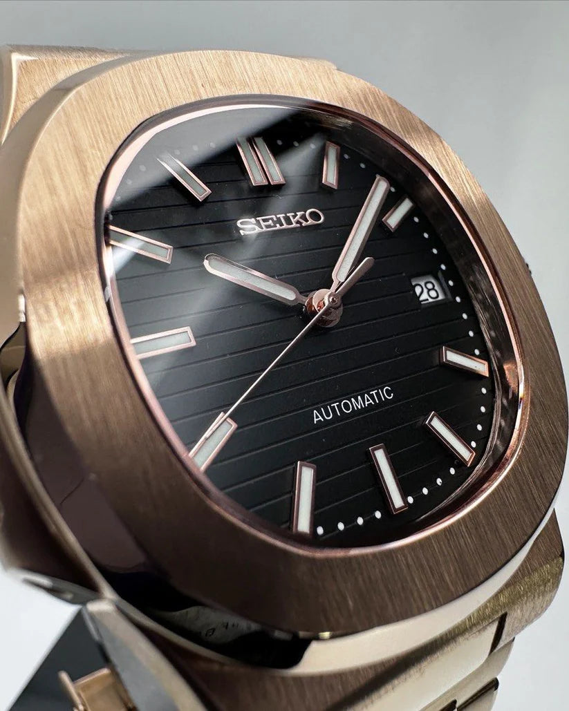 NAUTILUS MOD ROSE GOLD BLACK
