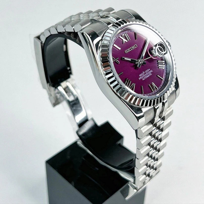 DATEJUST MOD PURPLE ROMAN