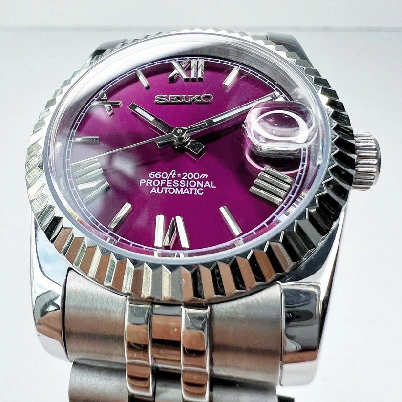 DATEJUST MOD PURPLE ROMAN