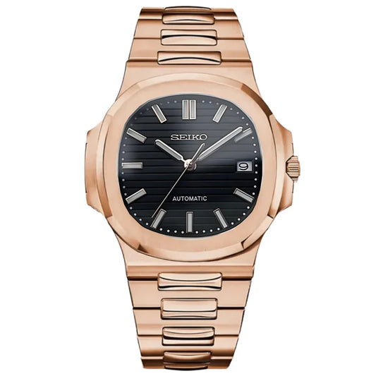 NAUTILUS MOD ROSE GOLD BLACK