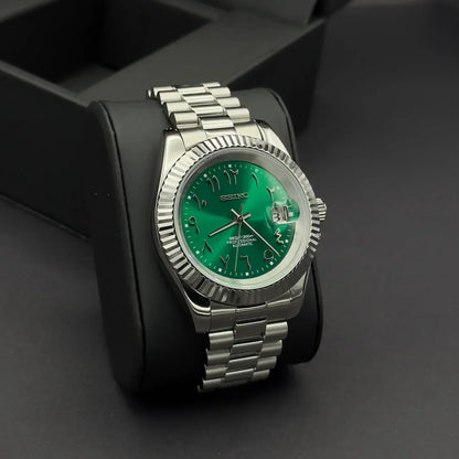 DATEJUST MOD GREEN ARABIC