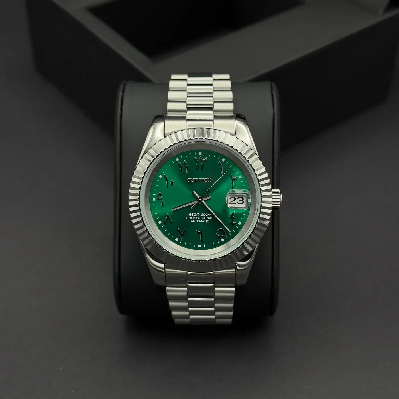 DATEJUST MOD GREEN ARABIC